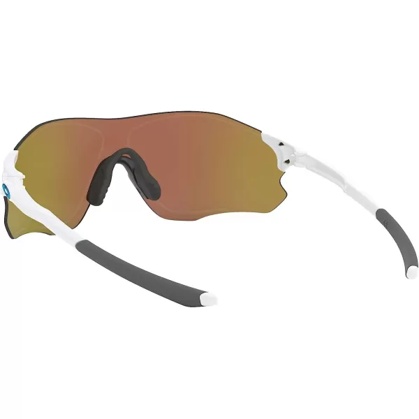 imageOakley Mens Oo9313 Evzero Path Low Bridge Fit Rectangular SunglassesPolished WhitePrizm Sapphire
