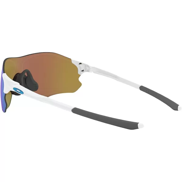 imageOakley Mens Oo9313 Evzero Path Low Bridge Fit Rectangular SunglassesPolished WhitePrizm Sapphire