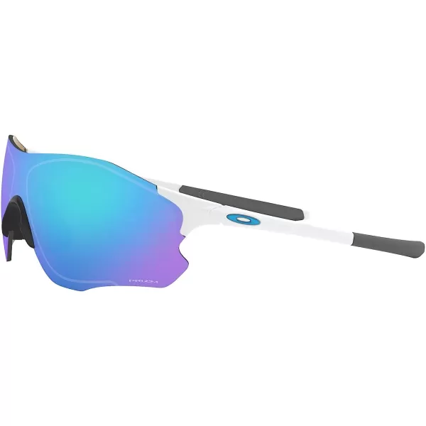 imageOakley Mens Oo9313 Evzero Path Low Bridge Fit Rectangular SunglassesPolished WhitePrizm Sapphire