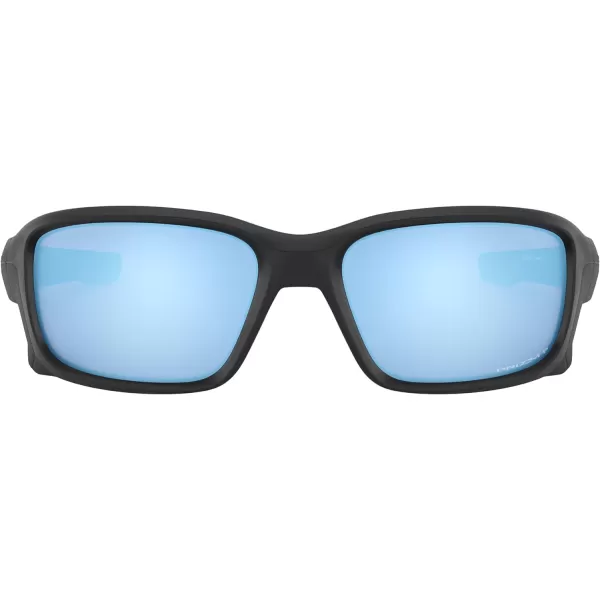 imageOakley Mens Oo9331 Straightlink Rectangular SunglassesMatte BlackPrizm Deep Water Polarized