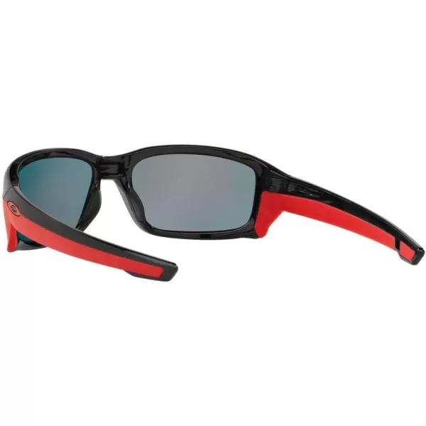 imageOakley Mens Oo9331 Straightlink Rectangular SunglassesPolished BlackTorch Iridium Polarized