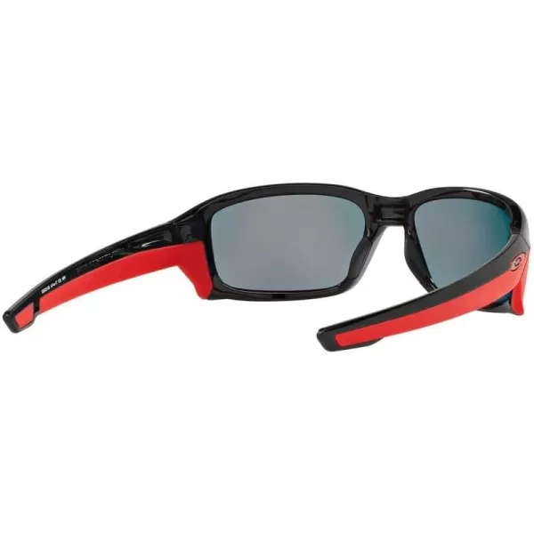 imageOakley Mens Oo9331 Straightlink Rectangular SunglassesPolished BlackTorch Iridium Polarized