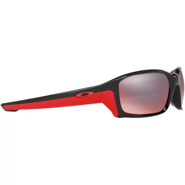 imageOakley Mens Oo9331 Straightlink Rectangular SunglassesPolished BlackTorch Iridium Polarized