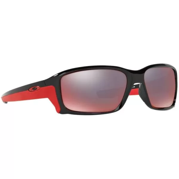 imageOakley Mens Oo9331 Straightlink Rectangular SunglassesPolished BlackTorch Iridium Polarized