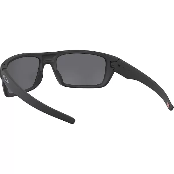 imageOakley Mens Oo9367 Drop Point Rectangular SunglassesMatte BlackPrizm Black Polarized