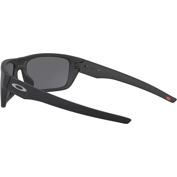 imageOakley Mens Oo9367 Drop Point Rectangular SunglassesMatte BlackPrizm Black Polarized