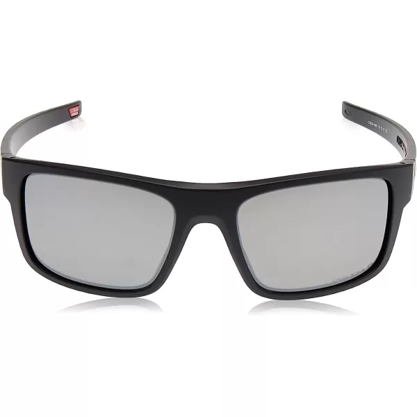 imageOakley Mens Oo9367 Drop Point Rectangular SunglassesMatte BlackPrizm Black Polarized