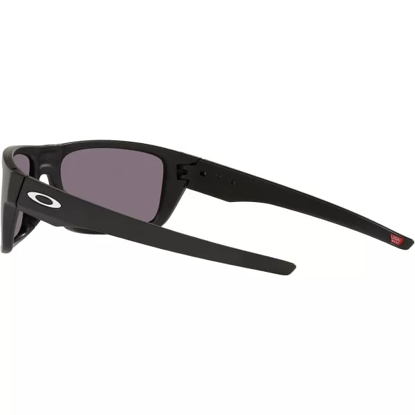 imageOakley Mens Oo9367 Drop Point Rectangular SunglassesMatte BlackPrizm Grey