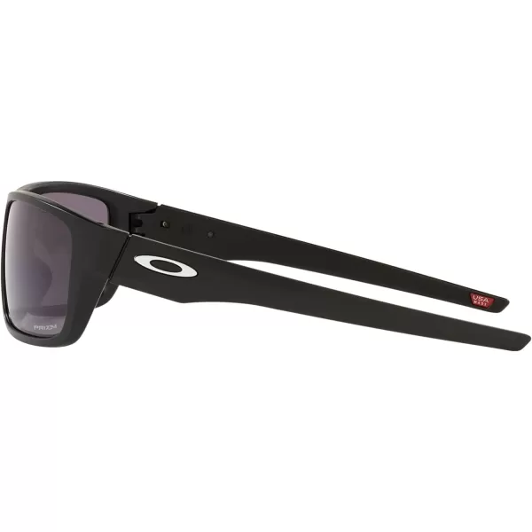 imageOakley Mens Oo9367 Drop Point Rectangular SunglassesMatte BlackPrizm Grey