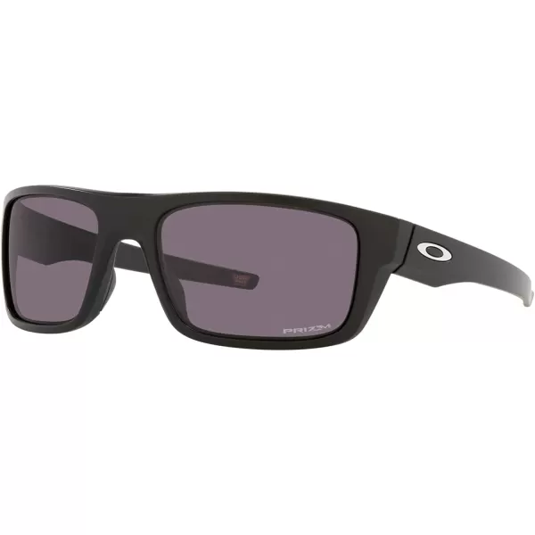 imageOakley Mens Oo9367 Drop Point Rectangular SunglassesMatte BlackPrizm Grey