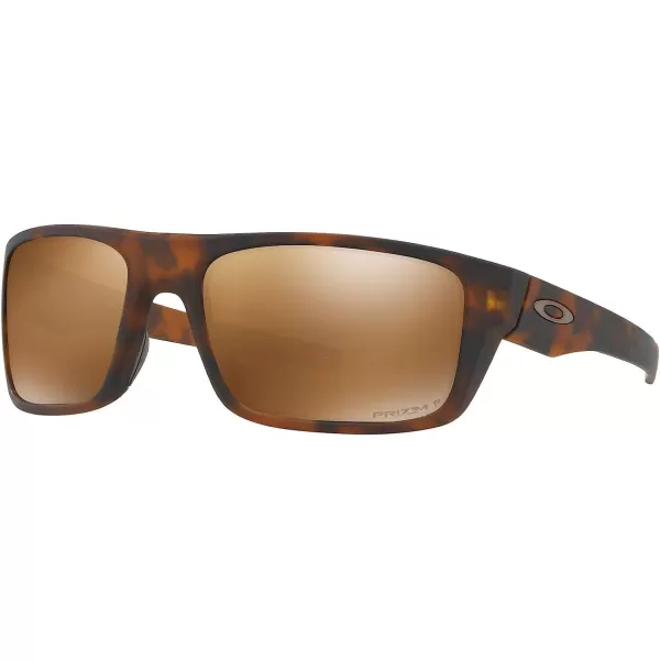 imageOakley Mens Oo9367 Drop Point Rectangular SunglassesMatte TortoisePrizm Tungsten Polarized