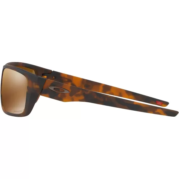 imageOakley Mens Oo9367 Drop Point Rectangular SunglassesMatte TortoisePrizm Tungsten Polarized