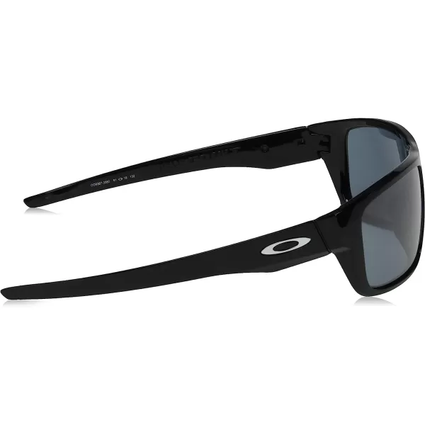 imageOakley Mens Oo9367 Drop Point Rectangular SunglassesPolished BlackPrizm Black