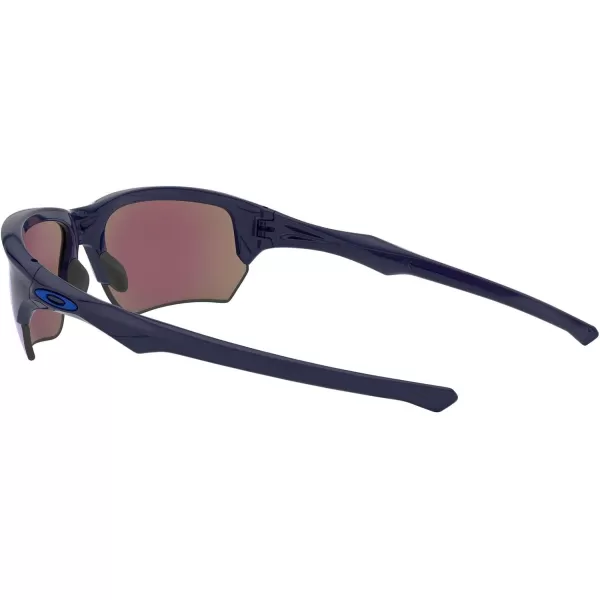 imageOakley Mens Oo9372 Flak Beta Low Bridge Fit Rectangular SunglassesNavySapphire Iridium