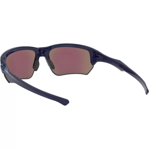 imageOakley Mens Oo9372 Flak Beta Low Bridge Fit Rectangular SunglassesNavySapphire Iridium