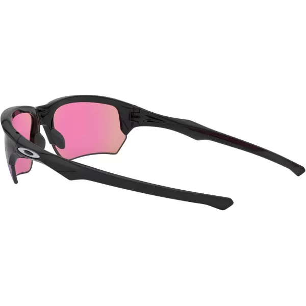 imageOakley Mens Oo9372 Flak Beta Low Bridge Fit Rectangular SunglassesPolished BlackPrizm Golf
