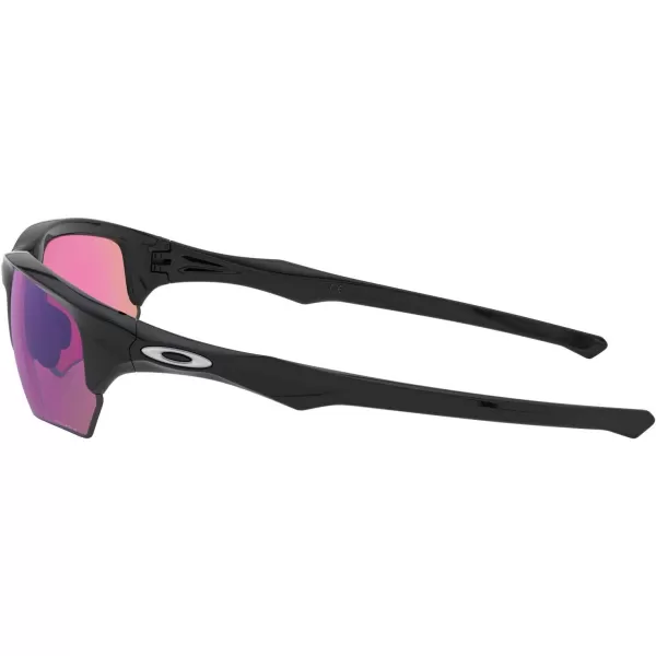 imageOakley Mens Oo9372 Flak Beta Low Bridge Fit Rectangular SunglassesPolished BlackPrizm Golf