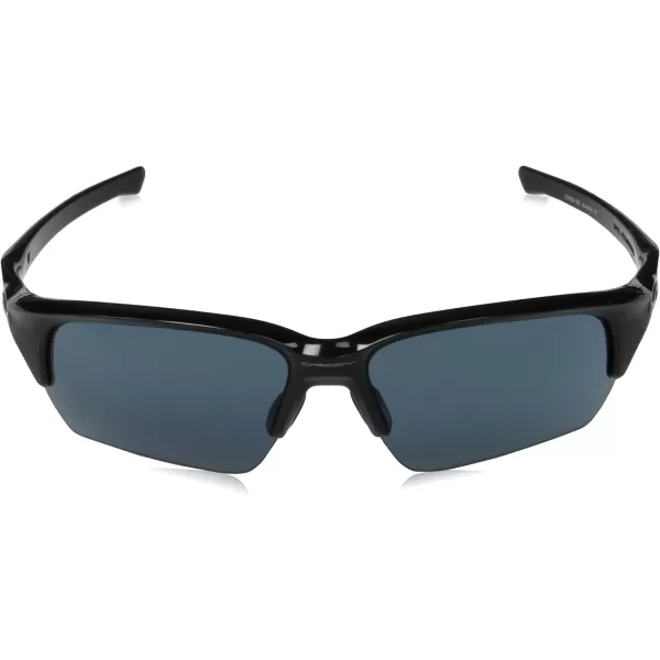 imageOakley Mens Oo9372 Flak Beta Low Bridge Fit Rectangular SunglassesPolished BlackPrizm Grey
