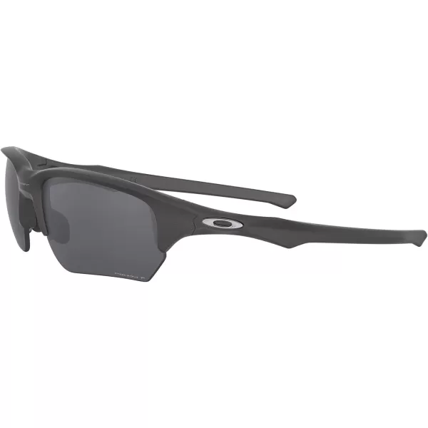 imageOakley Mens Oo9372 Flak Beta Low Bridge Fit Rectangular SunglassesSteelPrizm Black Polarized