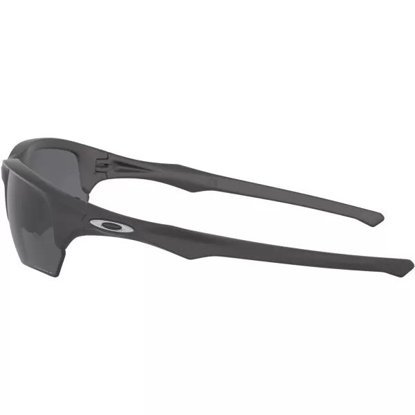 imageOakley Mens Oo9372 Flak Beta Low Bridge Fit Rectangular SunglassesSteelPrizm Black Polarized