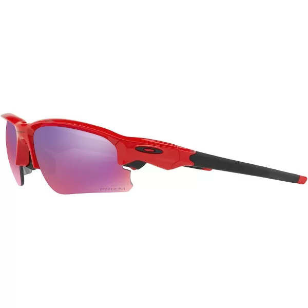 imageOakley Mens Oo9373 Flak Draft Low Bridge Fit Rectangular SunglassesInfraredPrizm Road
