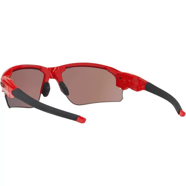 imageOakley Mens Oo9373 Flak Draft Low Bridge Fit Rectangular SunglassesInfraredPrizm Road