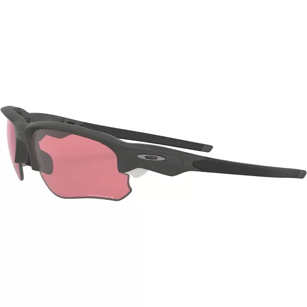 imageOakley Mens Oo9373 Flak Draft Low Bridge Fit Rectangular SunglassesMatte CarbonPrizm Dark Golf