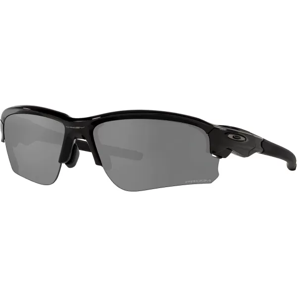 imageOakley Mens Oo9373 Flak Draft Low Bridge Fit Rectangular SunglassesPolished BlackPrizm Black