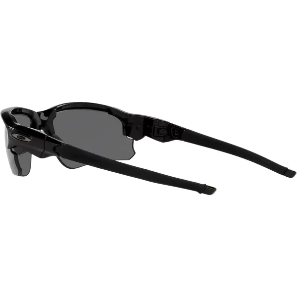 imageOakley Mens Oo9373 Flak Draft Low Bridge Fit Rectangular SunglassesPolished BlackPrizm Black
