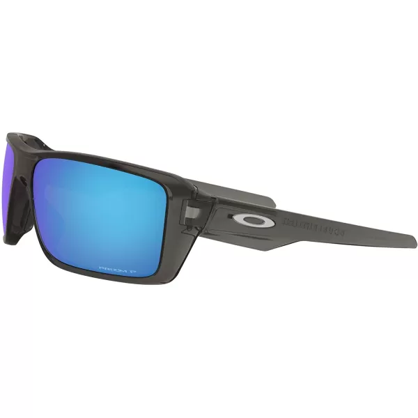 imageOakley Mens Oo9380 Double Edge Rectangular SunglassesGrey SmokePrizm Sapphire Iridium Polarized