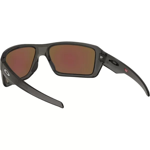 imageOakley Mens Oo9380 Double Edge Rectangular SunglassesGrey SmokePrizm Sapphire Iridium Polarized