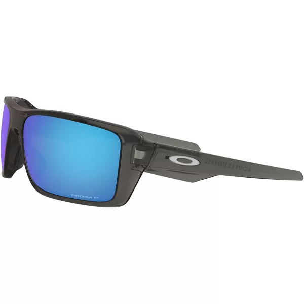 imageOakley Mens Oo9380 Double Edge Rectangular SunglassesGrey SmokePrizm Sapphire Iridium Polarized