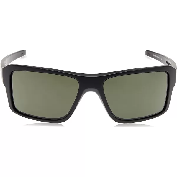 imageOakley Mens Oo9380 Double Edge Rectangular SunglassesMatte BlackDark Grey