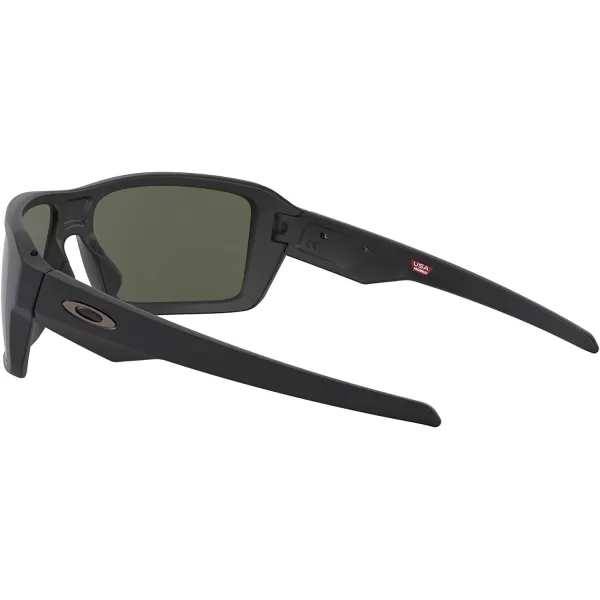 imageOakley Mens Oo9380 Double Edge Rectangular SunglassesMatte BlackDark Grey