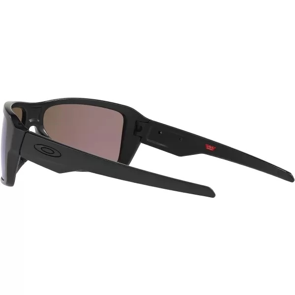 imageOakley Mens Oo9380 Double Edge Rectangular SunglassesMatte BlackPrizm Maritime Polarized
