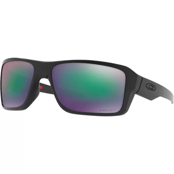 imageOakley Mens Oo9380 Double Edge Rectangular SunglassesMatte BlackPrizm Maritime Polarized