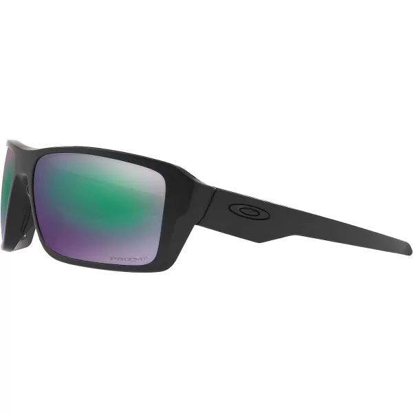 imageOakley Mens Oo9380 Double Edge Rectangular SunglassesMatte BlackPrizm Maritime Polarized
