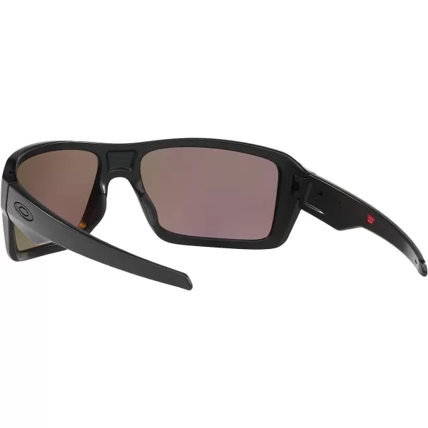 imageOakley Mens Oo9380 Double Edge Rectangular SunglassesMatte BlackPrizm Maritime Polarized