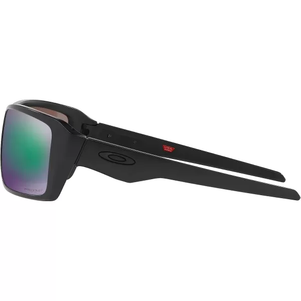 imageOakley Mens Oo9380 Double Edge Rectangular SunglassesMatte BlackPrizm Maritime Polarized
