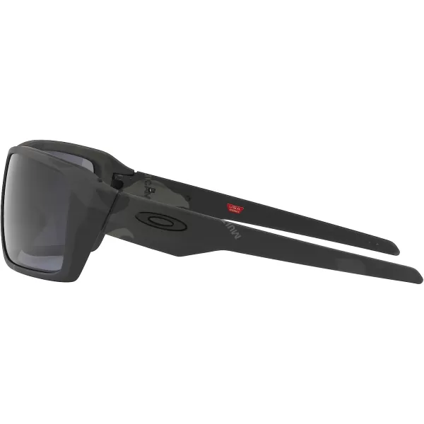 imageOakley Mens Oo9380 Double Edge Rectangular SunglassesMulticam BlackGrey