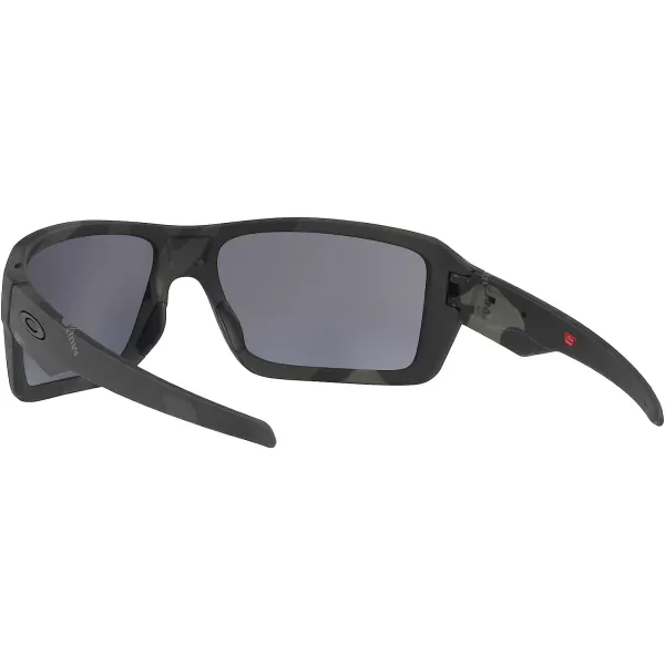 imageOakley Mens Oo9380 Double Edge Rectangular SunglassesMulticam BlackGrey