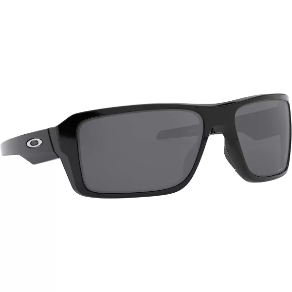 imageOakley Mens Oo9380 Double Edge Rectangular SunglassesPolished BlackPrizm Black Polarized