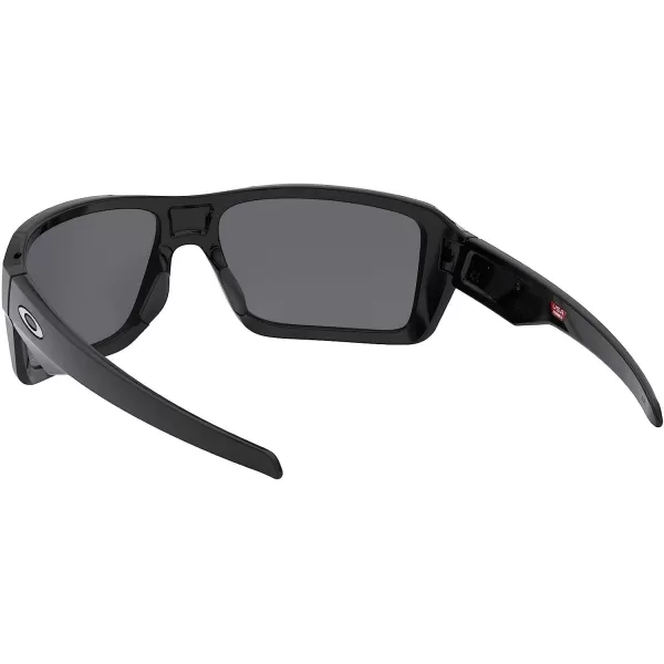 imageOakley Mens Oo9380 Double Edge Rectangular SunglassesPolished BlackPrizm Black Polarized