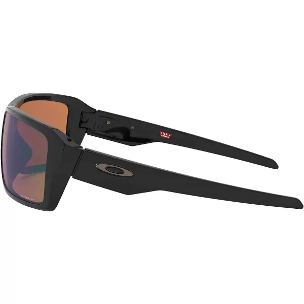 imageOakley Mens Oo9380 Double Edge Rectangular SunglassesPolished BlackPrizm Shallow Water Polarized