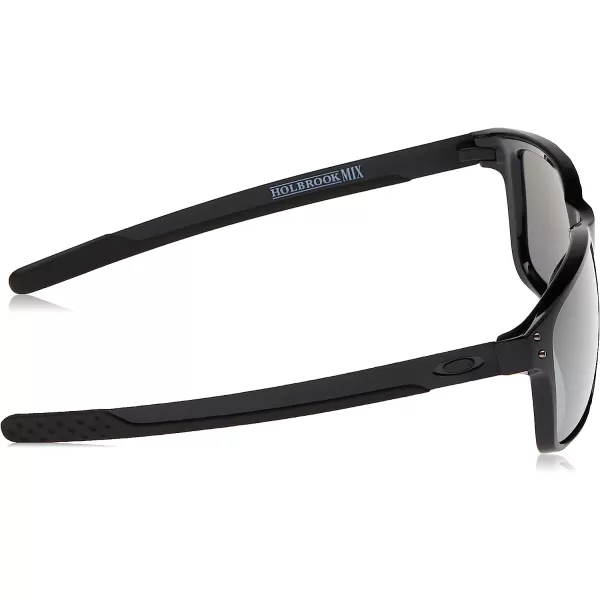 imageOakley Mens Oo9384 Holbrook Mix Rectangular SunglassesPolished BlackPrizm Black Polarized