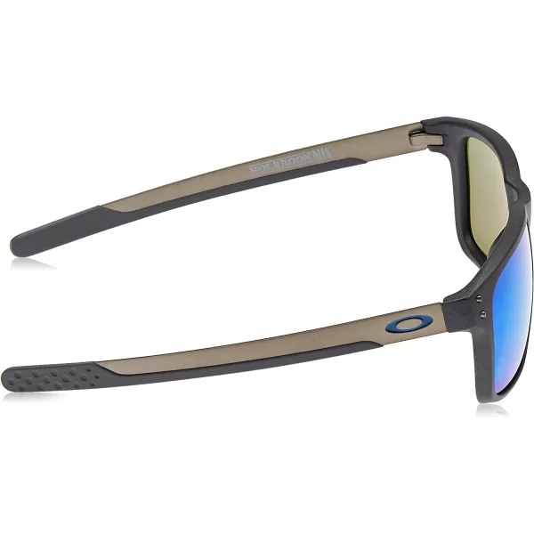 imageOakley Mens Oo9384 Holbrook Mix Rectangular SunglassesSteelPrizm Sapphire Iridium Polarized