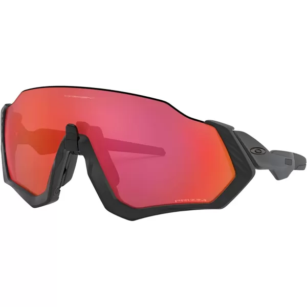 imageOakley Mens Oo9401 Flight Jacket Rectangular SunglassesMatte BlackPrizm Trail Torch