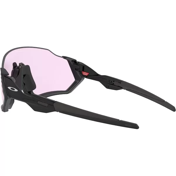 imageOakley Mens Oo9401 Flight Jacket Rectangular SunglassesPolished BlackPrizm Low Light