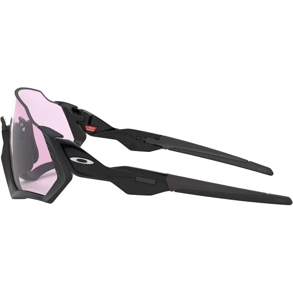 imageOakley Mens Oo9401 Flight Jacket Rectangular SunglassesPolished BlackPrizm Low Light
