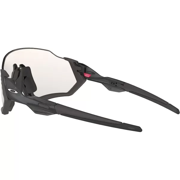 imageOakley Mens Oo9401 Flight Jacket Rectangular SunglassesSteelClear Black Iridium Photochromic